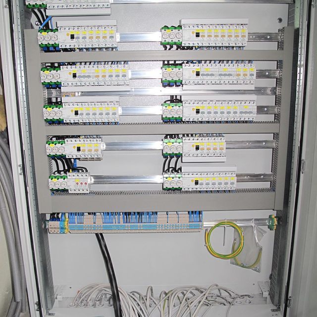 Schaltkasten installiert vom Unternehmen für Elektroinstallationen in Wien